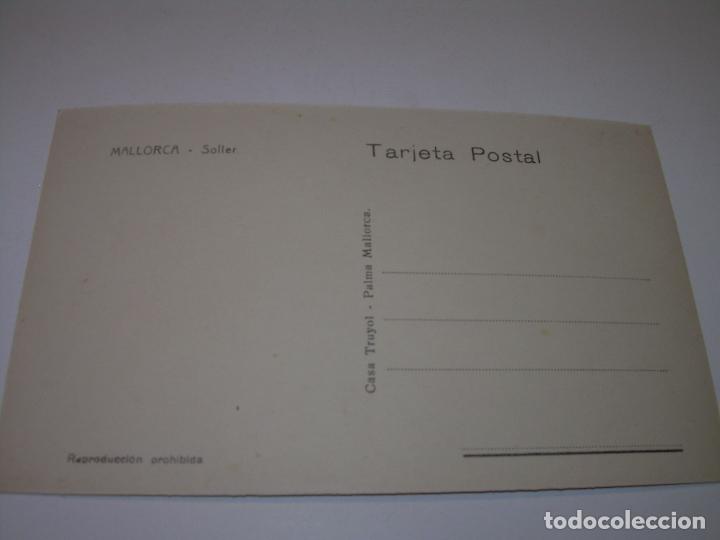 Postales: ANTIGUA POSTAL......MALLORCA...SOLLER. - Foto 2