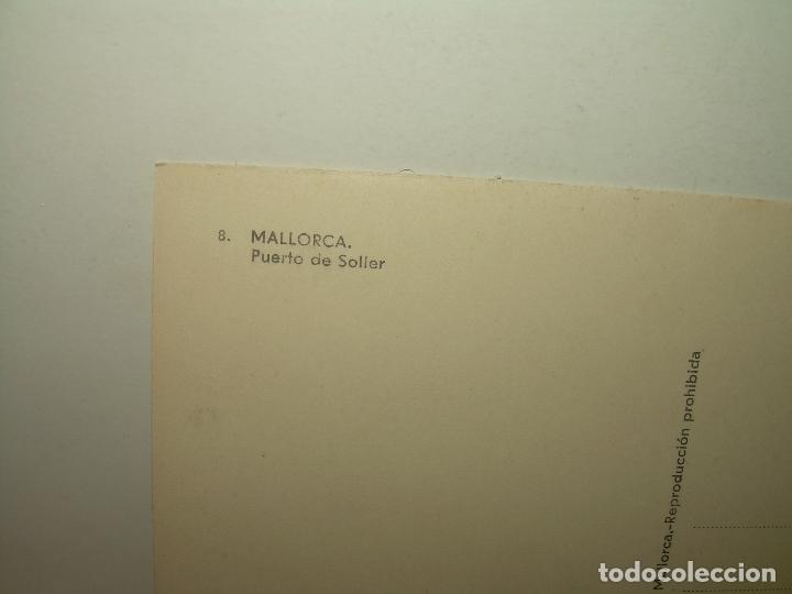 Postales: ANTIGUA POSTAL......MALLORCA....SOLLER. - Foto 3
