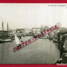Postales: POSTAL MENORCA , PUERTO DE CIUDADELA , FOTOGRAFICA , ORIGINAL , P87976