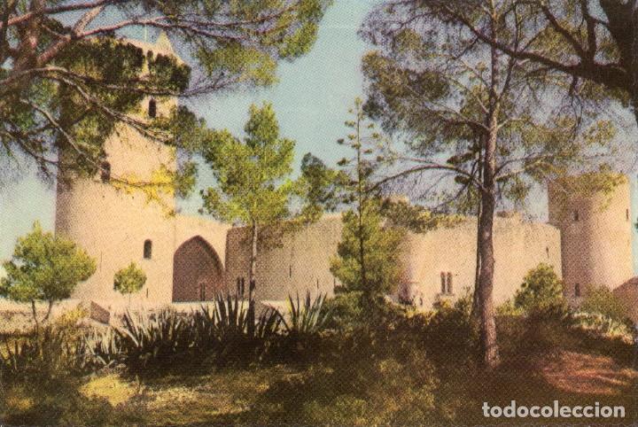Postales: MALLORCA CASTILLO DE BELLVER A&ntilde;O 1958 - Foto 1