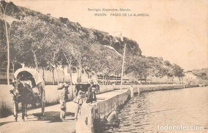 Postales: MAHON PASEO DE LA ALAMEDA 1926 - Foto 2