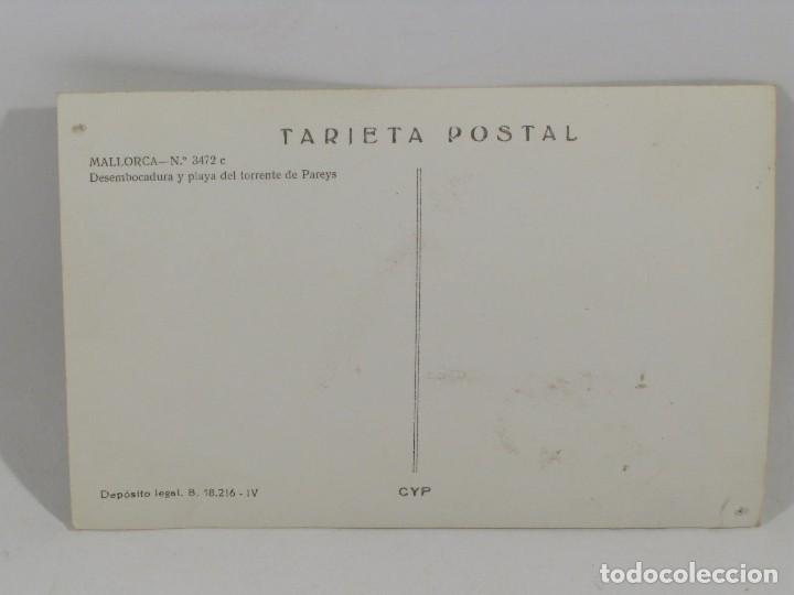 Postales: POSTAL DE LA PLAYA DEL TORRENTE DE PAREYS MALLORCA - Foto 2