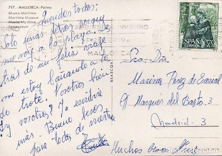 Postales: MALLORCA ,PALMA MUSEO MARITIMO - Foto 2