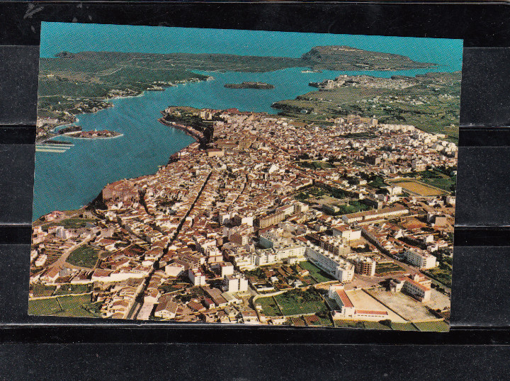 Postales: 264 - MENORCA. VISTA A&Eacute;REA DE MAH&Oacute;N - Foto 1