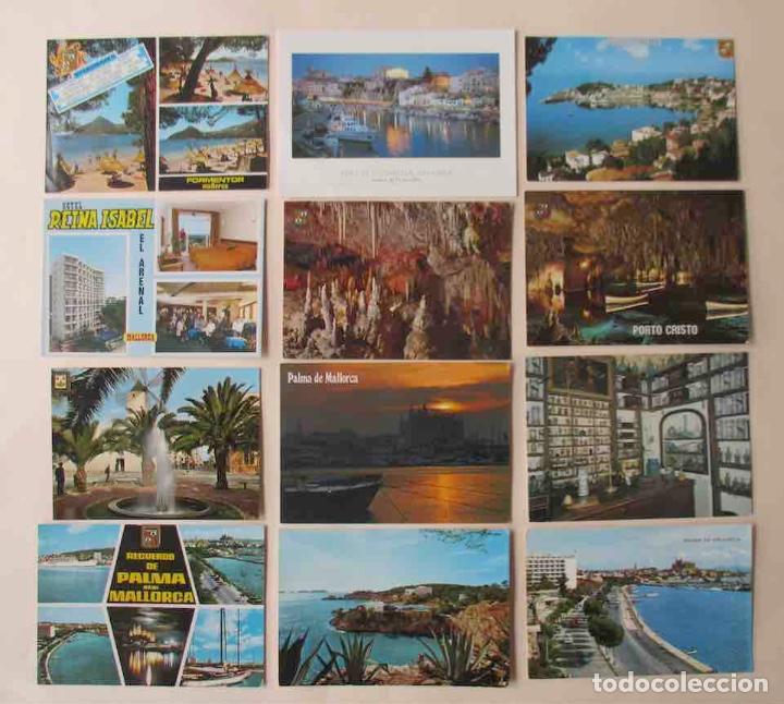 Postales: LOTE DE 55 POSTALES DE LAS ISLAS BALEARES - Foto 2