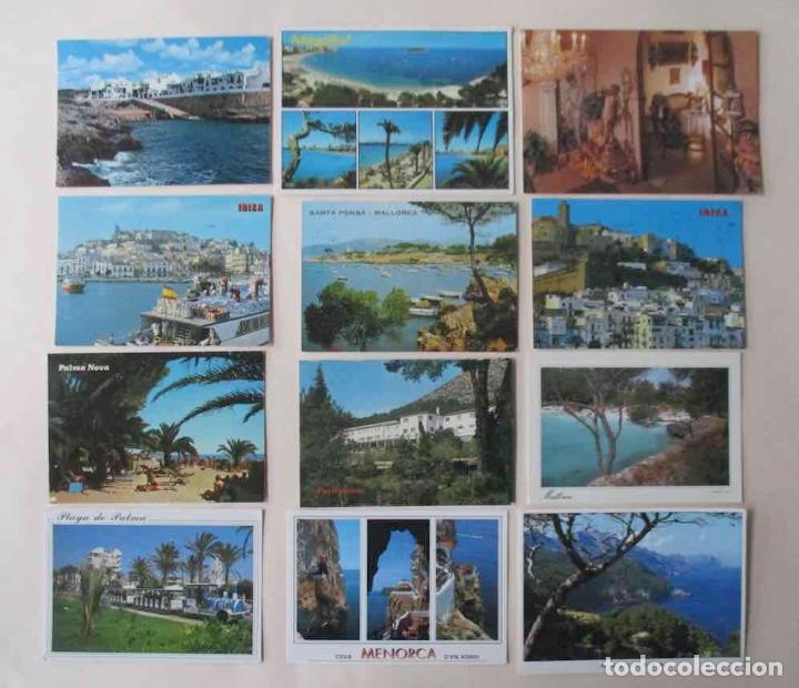 Postales: LOTE DE 55 POSTALES DE LAS ISLAS BALEARES - Foto 3
