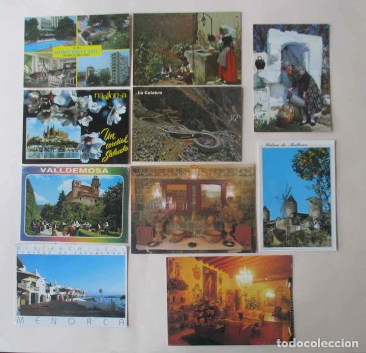 Postales: LOTE DE 55 POSTALES DE LAS ISLAS BALEARES - Foto 5