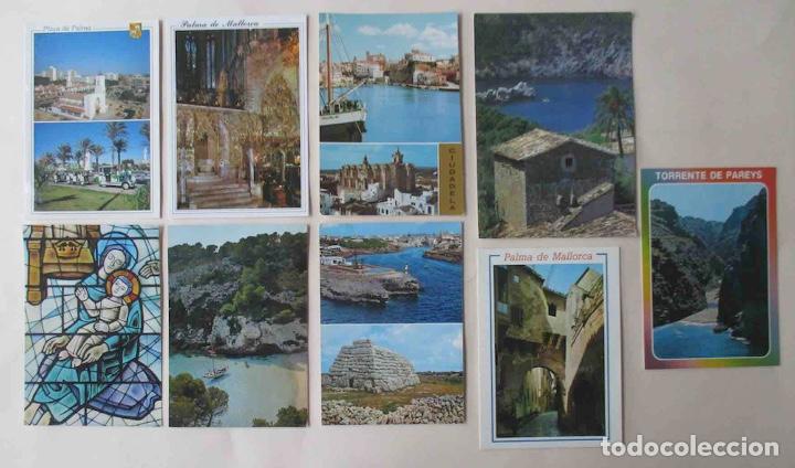 Postales: LOTE DE 55 POSTALES DE LAS ISLAS BALEARES - Foto 6