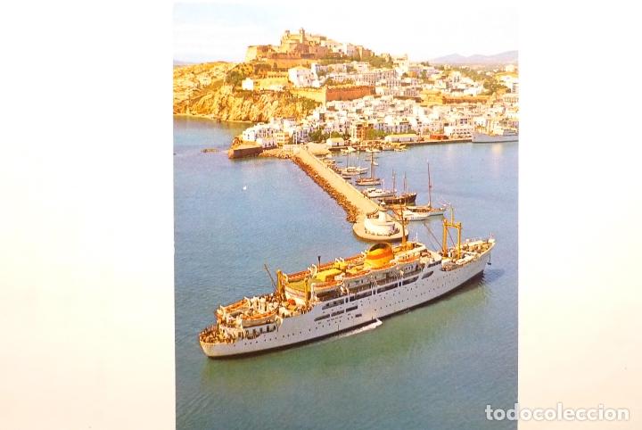 Postales: POSTAL IBIZA.-ENTRADA AL PUERTO