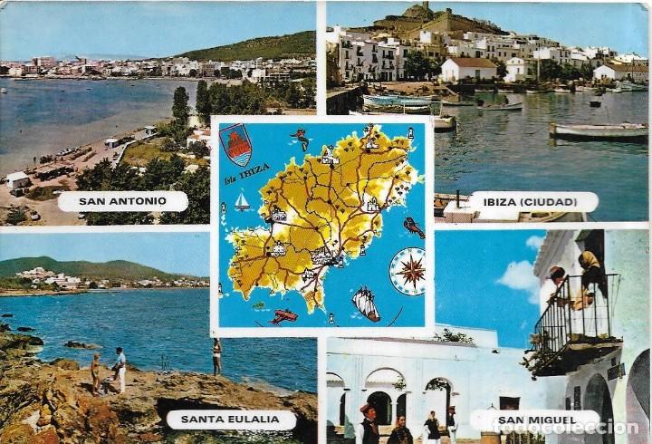 Postales: :::: C330 - POSTAL - RECUERDO DE IBIZA - Foto 1
