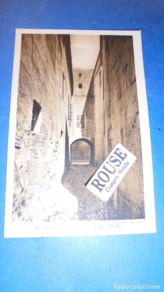 Postales: 16- CIUDADELA - CALLEJ&Oacute;N DEL PALAU -  L. ROISIN FOT. 14X9 CM.