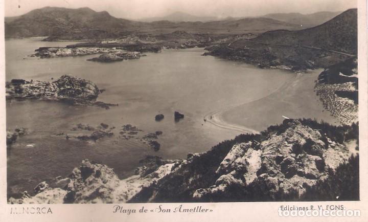 Postales: POSTAL DE PLAYA DE SON AMETLLER - MENORCA . - Foto 1