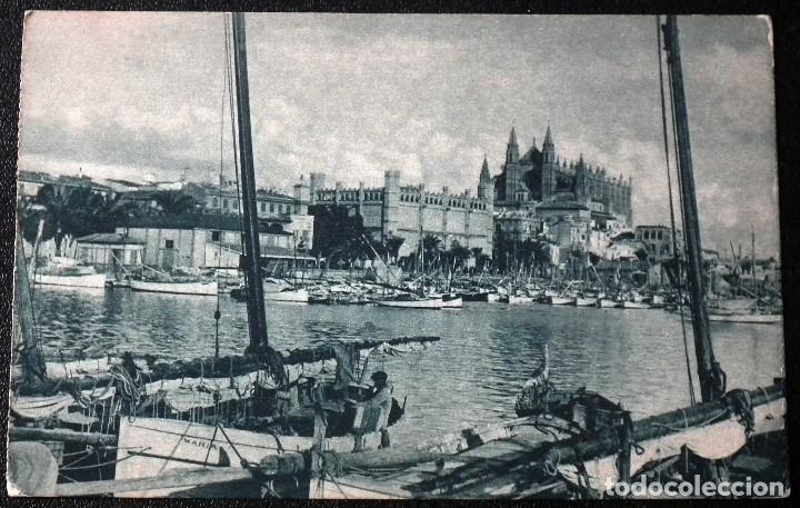 Cartes Postales: POSTAL DE PALMA DE MALLORCA: LONJA Y CATEDRAL. SERIE TRUYOL