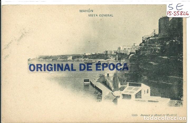 Postales: (PS-55826)POSTAL DE MAHON-VISTA GENERAL