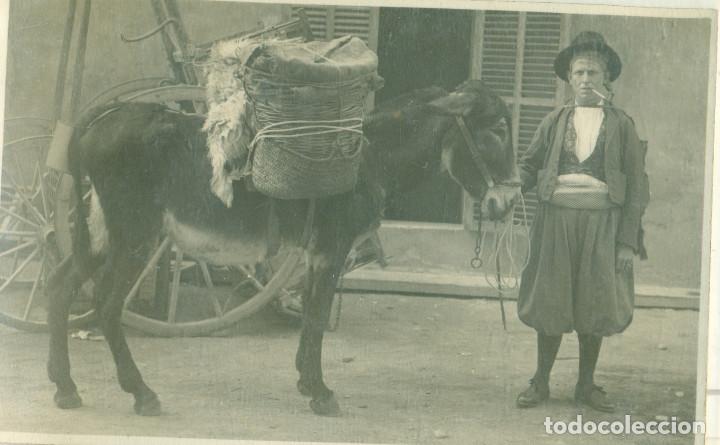 Postkarten: TIPO MALLORQUIN CON BURRO. SERIE TRUYOL. HACIA 1920.RARA.