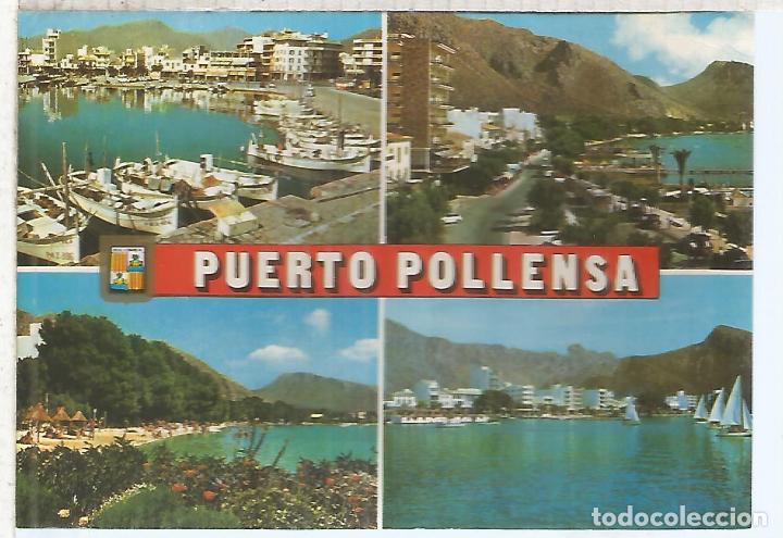 Postales: MALLORCA ESCRITA PUERTO POLLENSA - Foto 1