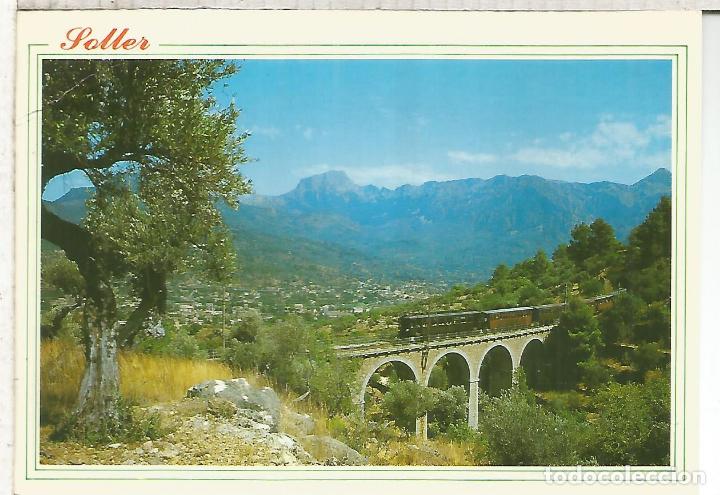 Postales: MALLORCA SOLLER ESCRITA FERROCARRIL RAILWAY - Foto 1