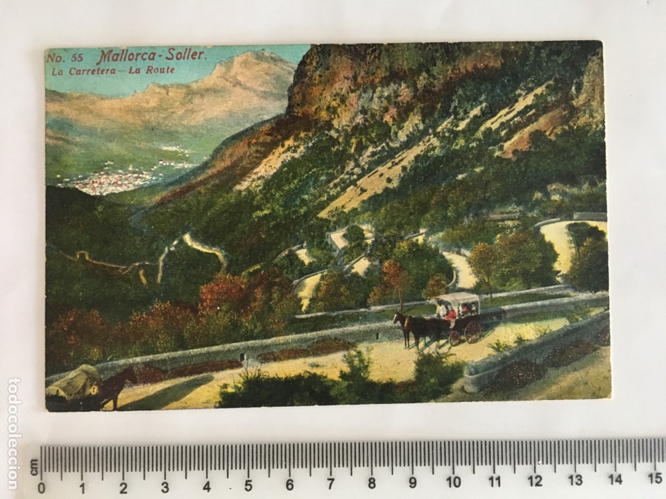 Cartoline: POSTAL. SOLLER. MALLORCA. La Carretera. AM. A&Ntilde;O 1919.