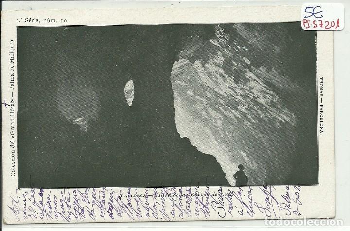 Cartoline: (PS-57201)POSTAL DE MALLORCA-SALIDA DE LAS CUEVAS DE ARTA.ARCHIVO BARONES OLLER
