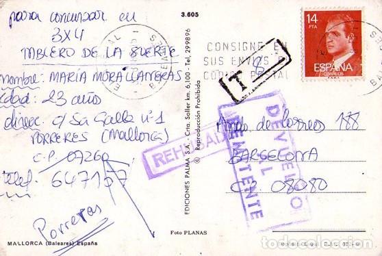 Postales: MALLORCA ***BALEARES *** POSTAL CIRCULADA - Foto 2