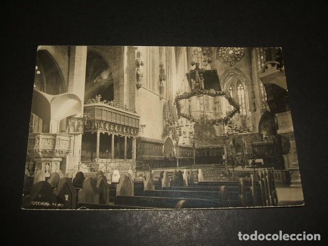 Postales: PALMA DE MALLORCA INTERIOR DE LA CATEDRA - Foto 1