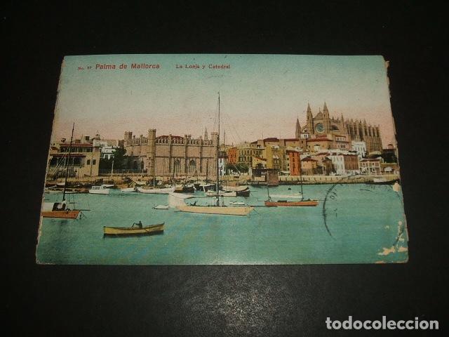 Postales: PALMA DE MALLORCA LA LONJA Y CATEDRAL - Foto 1