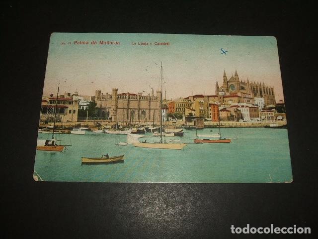 Postales: PALMA DE MALLORCA LA LONJA Y CATEDRAL - Foto 1
