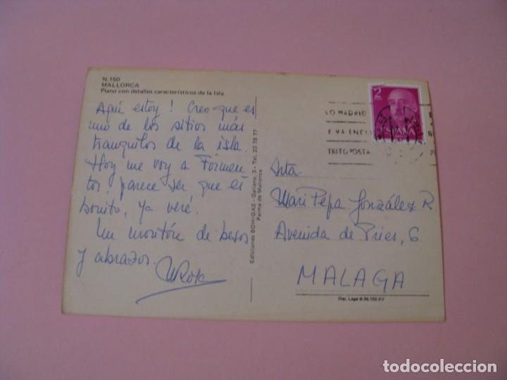 Postales: POSTAL DE MALLORCA. ED. BOHIGAS. CIRCULADA. - Foto 2