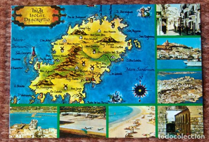 Postales: IBIZA - PLANO - MAPA - Foto 1