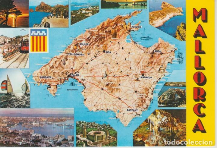 Postales: (175) MALLORCA. MAPA - Foto 1