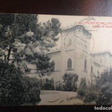 Postales: MALLORCA - 69 - CASTILLO DE BENDINAT- FOTOTIPIA THOMAS - CIRCULADA 1918. Lote 133961138