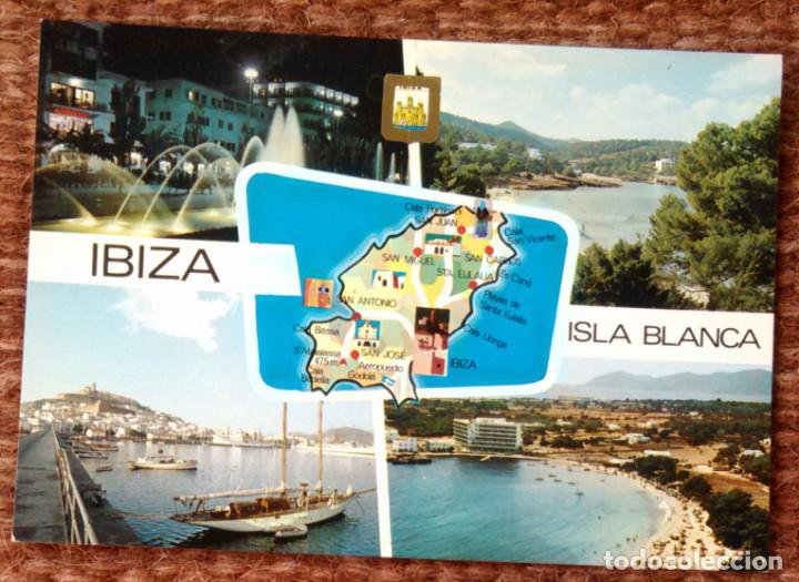 Postales: IBIZA - PLANO - MAPA - Foto 1