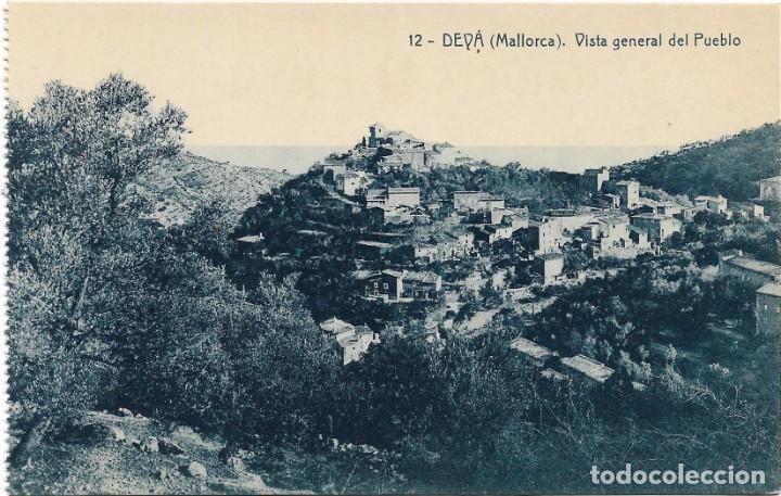 Postales: DEY&Aacute; N&ordm; 12 VISTA GENERAL DEL PUEBLO .- FOTOTIPIA THOMAS S/C
