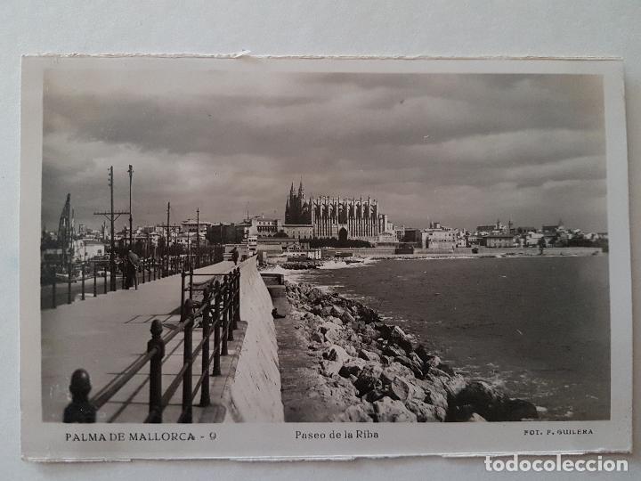 Postales: PASEO DE LA RIBA, PALMA, MALLORCA - Foto 1