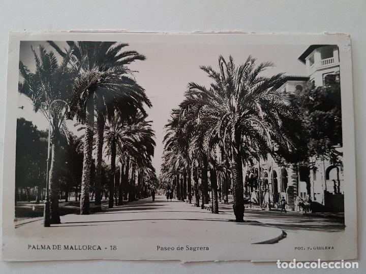 Postales: PASEO DE SAGRERA, PALMA, MALLORCA - Foto 1