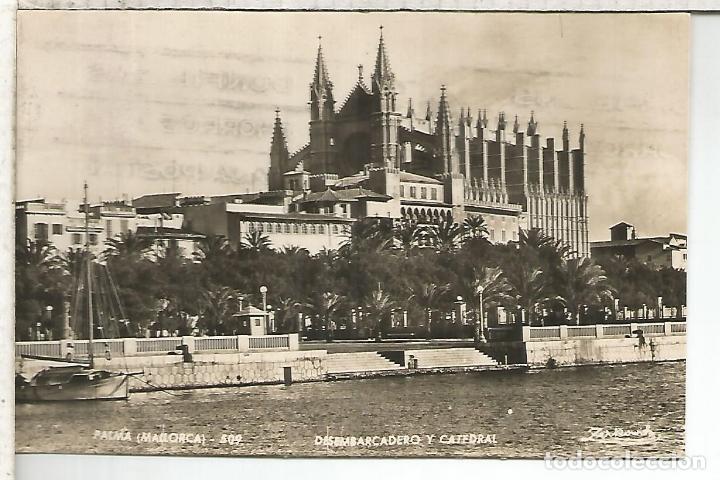 Postales: PALMA MALLORCA ESCRITA CATEDRAL - Foto 1