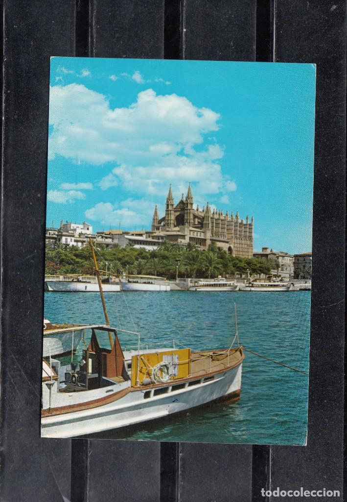 Postales: MALLORCA. LA CATEDRAL DESDE ES MOLLET - Foto 1