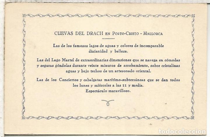 Postales: CUEVAS DEL DRACH MALLORCA SIN ESCRIBIR - Foto 2