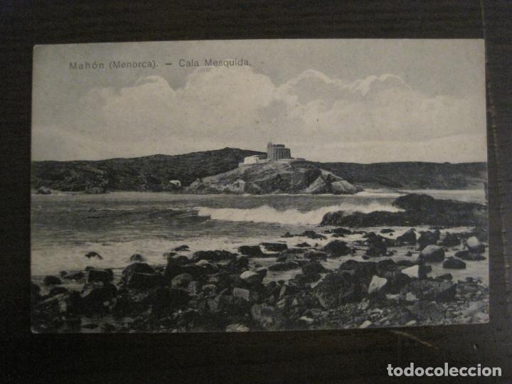 Postkarten: MAHON-CALA MESQUIDA-ED&middot;MANUEL SINTES-FOT&middot;S.OLIVES-POSTAL ANTIGUA-(54.890)