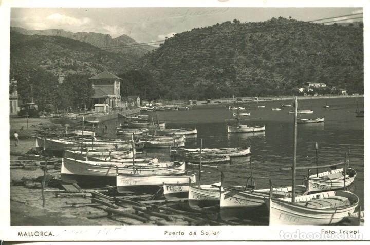 Postales: SOLLER- PUERTO DE SOLLER. FOTO TRUYOL 1953