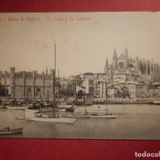 Postales: TARJETA POSTAL - PALMA DE MALLORCA - NO. 2.- LA LONJA Y LA CATEDRAL - AM - ESCRITA EN 1916