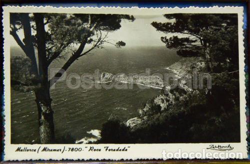 Postales: Postal de Mallorca (Miramar) Roca Foradada - Foto 1