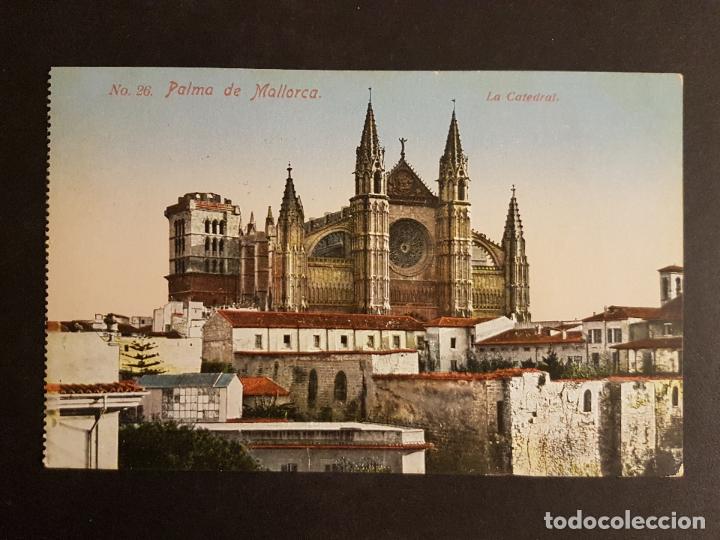 Postales: PALMA DE MALLORCA LA CATEDRAL - Foto 1