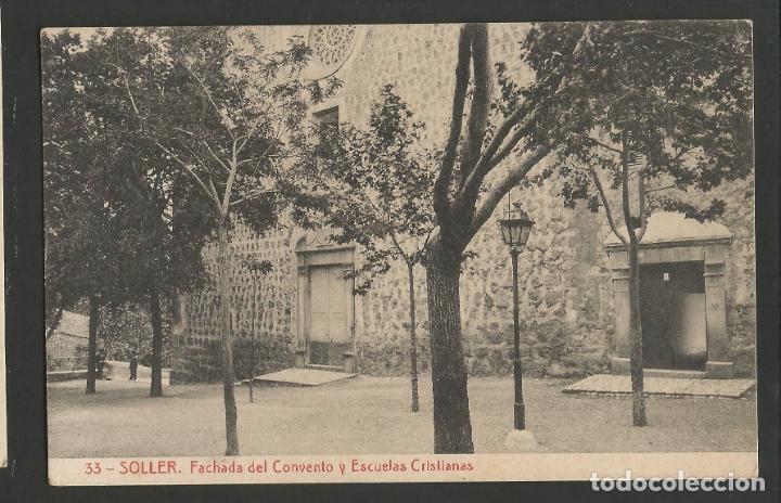 Postkarten: SOLLER-FACHADA CONVENTO ESCUELAS CRISTIANAS-33-THOMAS-POSTAL ANTIGUA-(56.191)
