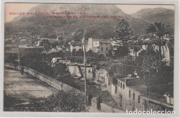 Postales: Soller Baleares. Sierra del Teix. Vista desde el comedor del Hotel. No figura fot&oacute;grafo. Sin circula