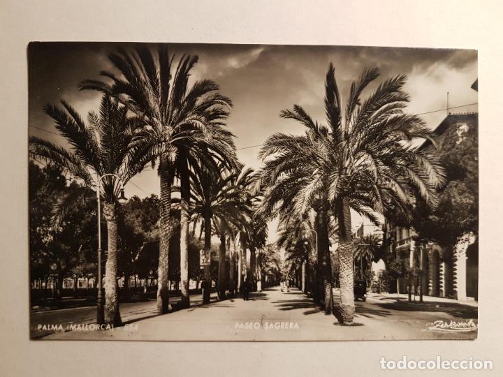 Postales: PALMA DE MALLORCA, PASEO DE SAGRERA - Foto 1