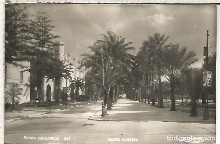 Postales: MALLORCA PASEO SAGRERA ESCRITA - Foto 1