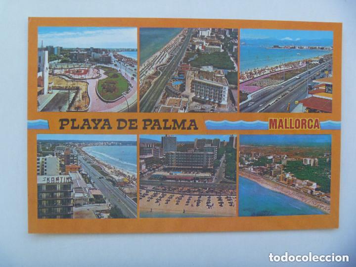 Postales: POSTAL DE MALLORCA :  PLAYA DE PALMA. - Foto 1