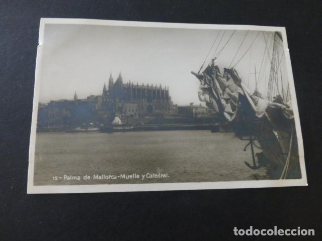 Postales: PALMA DE MALLORCA MUELLE Y CATEDRAL - Foto 1