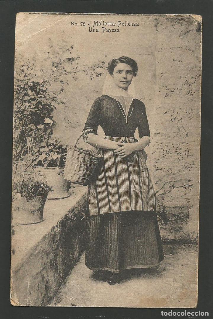 Cartoline: MALLORCA-POLLENSA-UNA PAYESA-POSTAL ANTIGUA-(57.491)